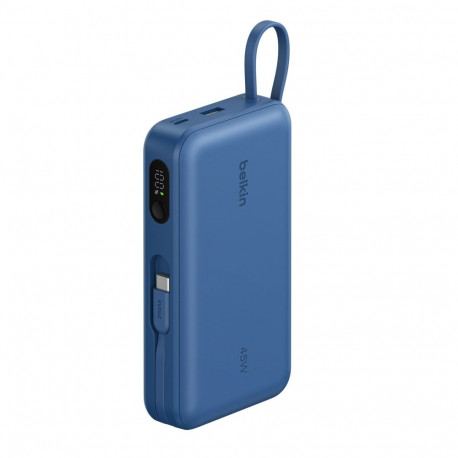 Belkin akupank BPB036hqBL ekraaniga 45W 20.000mAh/USB-C-kaabel, sinine