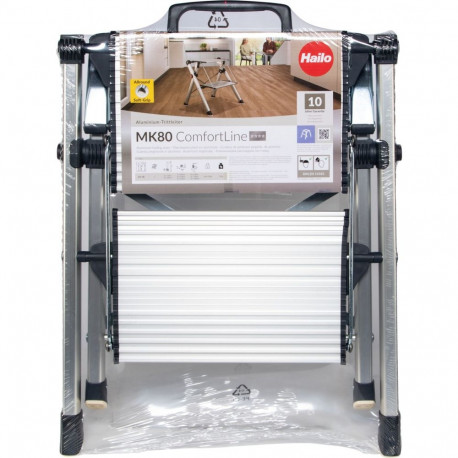 Hailo MK80 ComfortLine 2 Step Folding Step