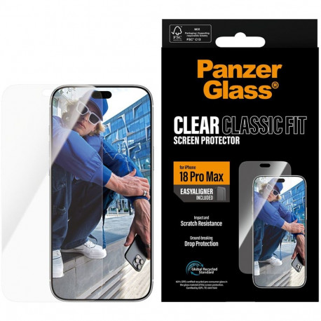 Kaitseklaas PanzerGlass iPhone 18 Pro Max Classic EasyAligner