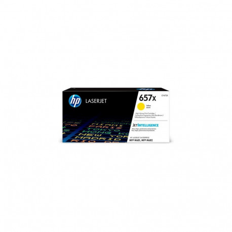 HP 657X High Yield Yellow Original LaserJet Toner Cartridge