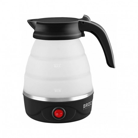 Brock WK 0904 BK Foldable Travel Kettle 0,5L 500W, Black/White
