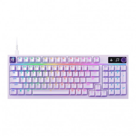 LOGITECH G316 X 98 Wired Gaming Keyboard - LILAC - US INT'L - USB - EMEA28i - 935 - TACTILE