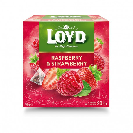 Tee LOYD vaarika- ja maasikamaitseline 20 x 2g