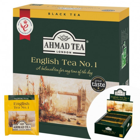 Tee AHMAD Alu English tea N1, 100 tk x 2 g