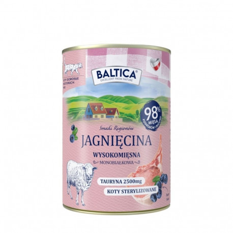 BALTICA Flavors of the Regions Lamb Mono - wet cat food - 400g