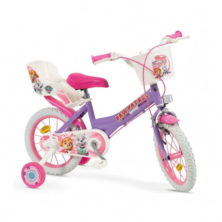 Children's Bike 14" Paw Patrol Purple 1480 Girl TOIMSA