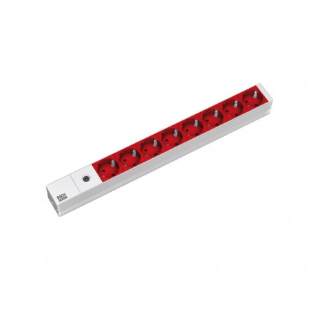 Bachmann - Regleta de 8 tomas, 48,3 cm power extension 2 m 8 AC outlet(s) Indoor