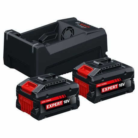 Bosch Starter Set 2xEXBA18V-55, GAL 12V/18V-80, CT