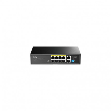Cudy FS1010P network switch Fast Ethernet (10/100) Power over Ethernet (PoE) Black
