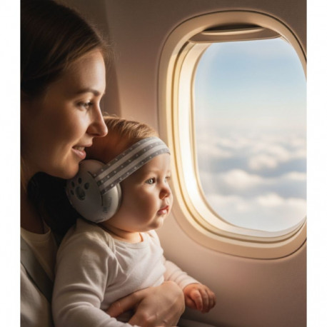 Child Hearing Protection - Momini Kids Noise-Reducing Earmuffs Mimi Grey