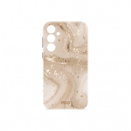 Phone Case - MIO Gold Marble MagSafe Compatible Samsung S25 Plus 5G, Double-Layered Protection