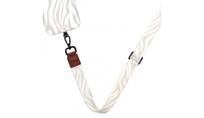 Lanyard Strap - MIO Sandy Zebra, Light Brown