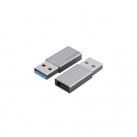 Adapter - 4smarts Passive USB-A to USB-C 5Gb/s 15W 2pcs Set, White