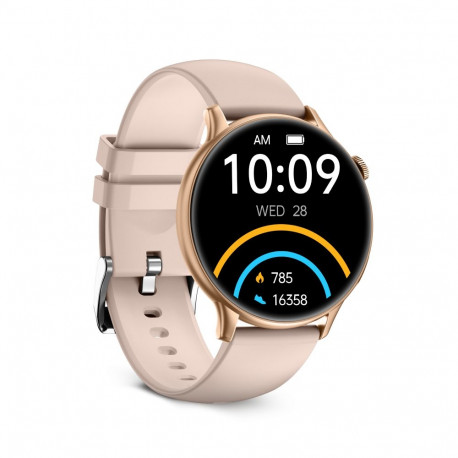 Smartwatch - Ksix CORE 2, 1.43” AMOLED, Health Tracking, Pink