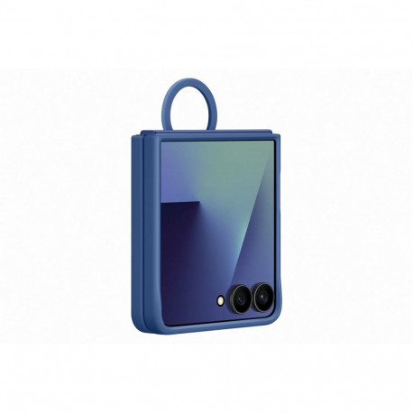 Phone Case - Samsung Galaxy Flip7 Silicone Protective Cover, Blue