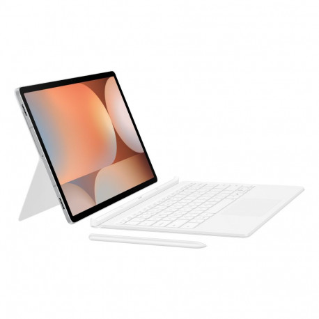 Keyboard Case - Samsung Galaxy Tab S10+/S9+/S9 FE+ Book Cover Keyboard, White