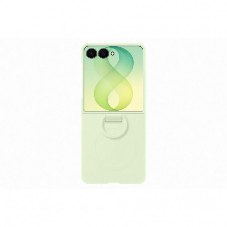Phone Case - Samsung Galaxy Flip 8 Silicone Ring Magnet, Green
