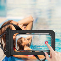 Mobile Phone Accessory - Just Must Waterproof Phone Pouch, Touchscreen Functionality, Black