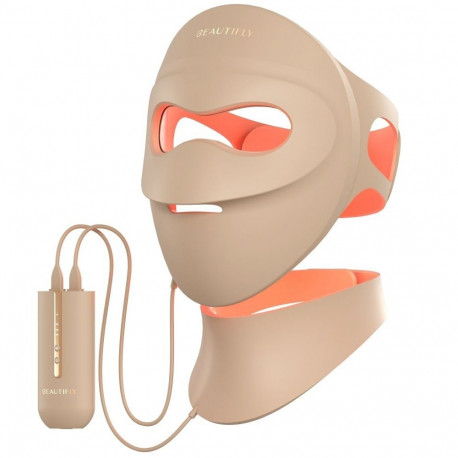 LED Light Therapy Mask - Beautifly Aura NovaSkin Pro LED Face and Neck Mask