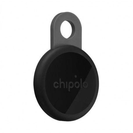 Bluetooth Tracker - Chipolo LOOP, Rechargeable, Compatible with Apple Find My, Black