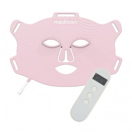 LED Facial Mask - Medivon Lumi Fit LED Light Facial Mask, Pink