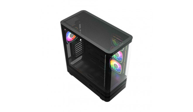 Computer Case - MODECOM Volcano AQ100 ARGB Midi Black