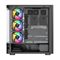 Computer Case - MODECOM Volcano AQ100 ARGB Midi Black