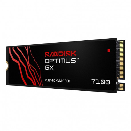 M.2 SSD - SanDisk Optimus GX 7100 1 TB PCIe 4.0 NVMe TLC 3D NAND 7250 MB/s 6900 MB/s 600 TBW