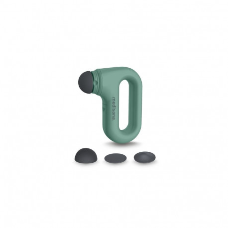 Massager - Medisana HM 330 Vibration 3 Heads 2 Speed Battery Operated Black Green