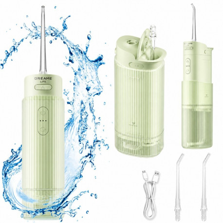 Water Flosser - Dreame T01 Cordless, 200ml Tank, 40 Days Battery Life, Green