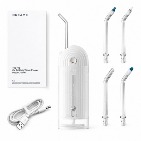 Health & Personal Care - Dreame T02 Pro Water Flosser 9 Pressure Levels UV White