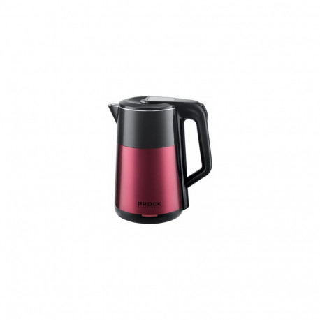 Brock WK 5520 RD Kettle With 360 Degree Base 1,8L 1500W Black/Red