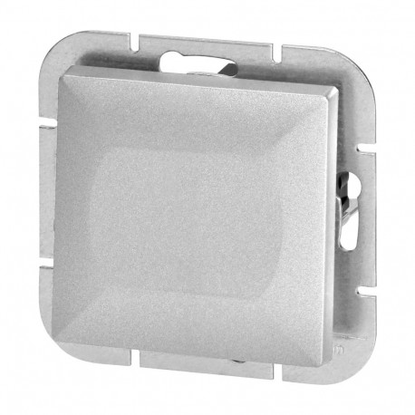 Łącznik p/t ühepooluseline Pearl, 10A, 250V, WP-1P, hõbedane (10 tk.)