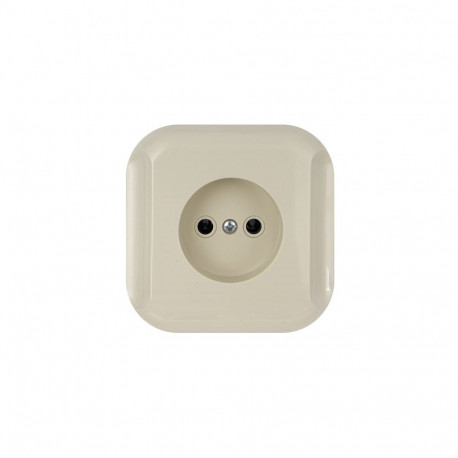 Gniazdo wtyczkowe pojedyncze -topaz- p/t 2p 16a, 250v, abex