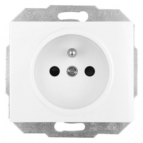 Gniazdo wtyczkowe pojedyncze p/t 2p+z, 16a, 250v (moduł)