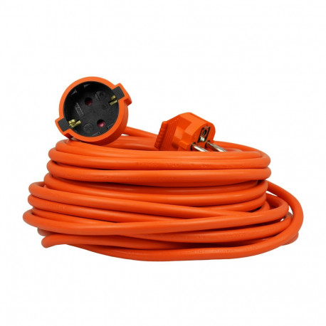 HAND HOME ühepesaline pikendusjuhe SCHUKO IP20 16A H05VV-F 31,5 20m, oranž