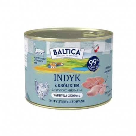 BALTICA märg kassitoit Piirkondade maitsed kalkuni ja küülikuga 185g