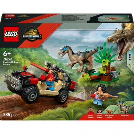 LEGO Jurassic World Raptor: maasturiga tagaajamine 76972