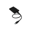 "2,5"" Extern. Encl. USB 3.0, screwless, black"