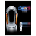 "Heizlüfter AM15 Hot+Cool Ventilator, Weiß/Silber"