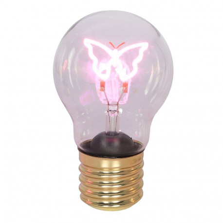 Dekoracja świetlna ; żarówka led na baterie – motyl; lumen 2700-3000k