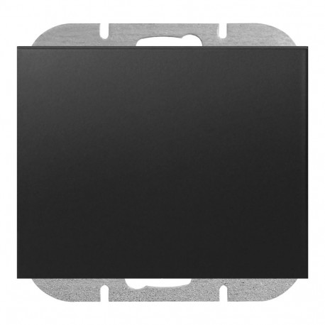 Przycisk dzwonek p/t taustvalgustusega Onyx, 10A, 250V, WP-6/7O/S, must (10 tk.)