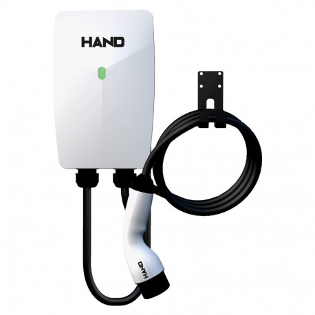 Seinale paigaldatav elektriauto laadija Type 2 11kW 380V 16A IP55, juhtme pikkus 4,5m