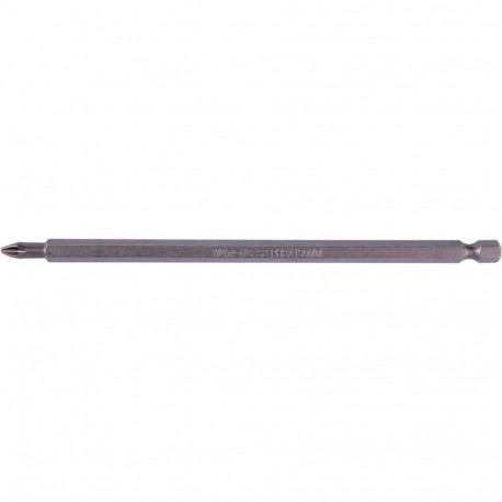 Yato YT-0486 screwdriver bit PH2x150mm, 1/4", GRD, S2, 58-62 HRC, 21.8 Nm, sandblasted, cold forged