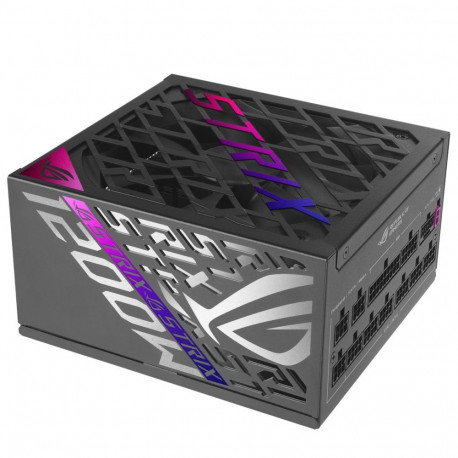 ASUS toiteplokk ROG -STRIX-1200P-GAMING-E 1200W 20+4 pin ATX, must, mitmevärviline