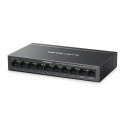 Mercusys võrgulüliti MS110CP Fast Ethernet (10/100) Power over Ethernet (PoE), must