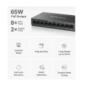 Mercusys võrgulüliti MS110CP Fast Ethernet (10/100) Power over Ethernet (PoE), must