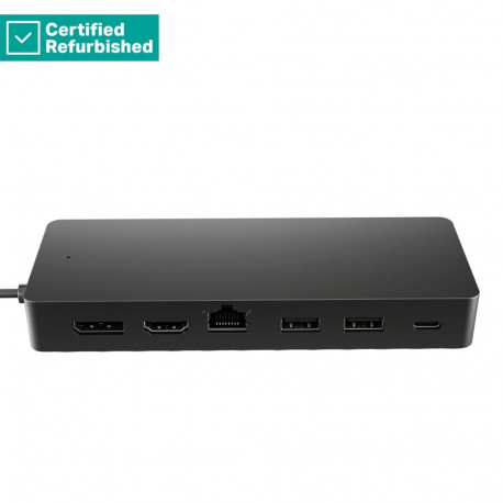 RENEW GOLD HP Universal USB-C Multiport Travel Hub 65W - 2 x USB 3.2, 2 x USB-C, 1 x DP, 1 x HDMI, 1