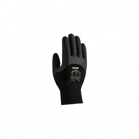 Töökindad külma ilma jaoks, Uvex Unilite Thermo Plus, mustad, suurus 10 (10tk)