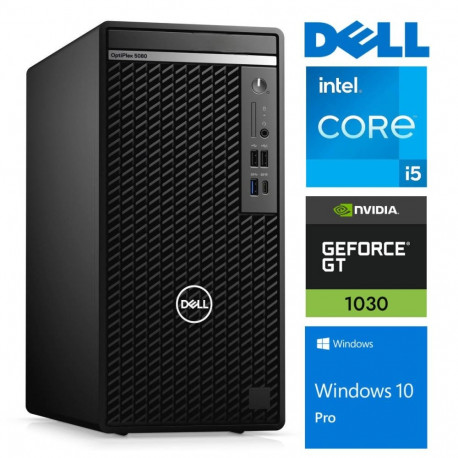 DELL 5080 Tower i5-10500 32GB 512SSD M.2 NVME+2TB GT1030 2GB WIN11Pro